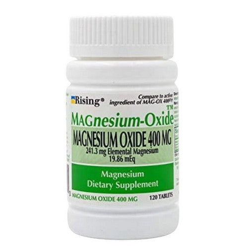 Magnesium Oxide Tb 400 Mg 120 Vitamins & Supplements Pasteur Pharmacy
