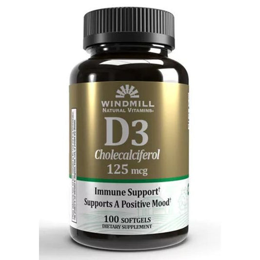 Windmill® Vitamin D3 Cholecalciferol - 125 Mcg Vitamins & Supplements Pasteur Pharmacy