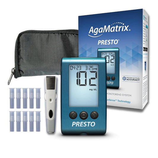 AgaMatrix Presto Blood Glucose Monitoring System Blood Glucose Meters Pasteur Pharmacy