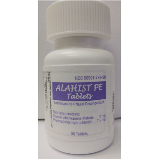 Alahist Pe Tab 2/7.5mg 90ct Poly Folder Tabs Pasteur Pharmacy
