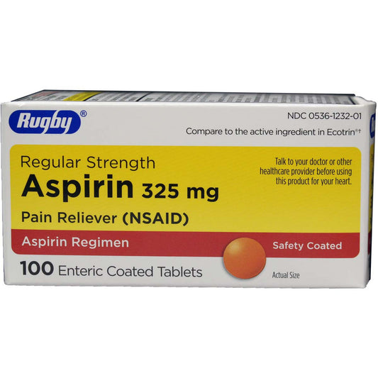 Aspirin Tb 325 Mg 100Ec Health & Beauty Pasteur Pharmacy
