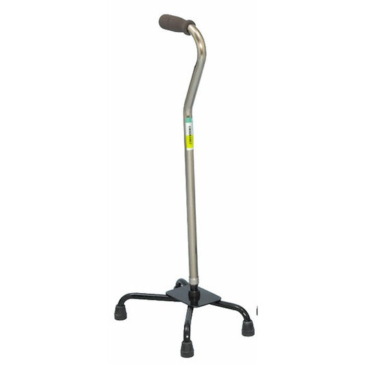 Essential Medical Supply Endurance Large Base Quad Cane In Silver Canes & Walking Sticks Pasteur Pharmacy