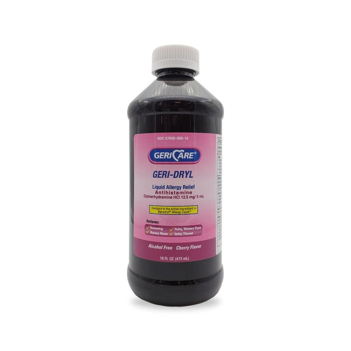 GeriCare Geri-Dryl Diphenhydramine HCI Solution 16 FL OZ Medical Pasteur Pharmacy