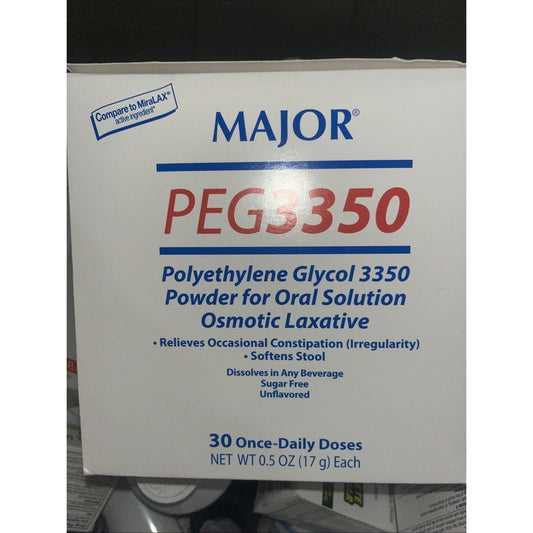 Major Polyethylene Glycol 3350 Powder Laxative Pasteur Pharmacy