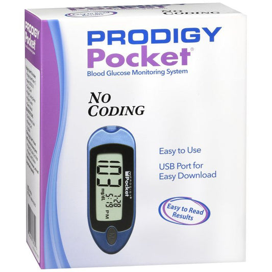 Prodigy Pocket Kit Blue Meter Medical Alarm Systems Pasteur Pharmacy