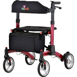 Rollator Monarch Red 4329RD NOVA Walkers Pasteur Pharmacy