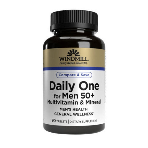 Windmill Health, Daily One For Men 50+, 90 Tablets Vitamins & Supplements Pasteur Pharmacy