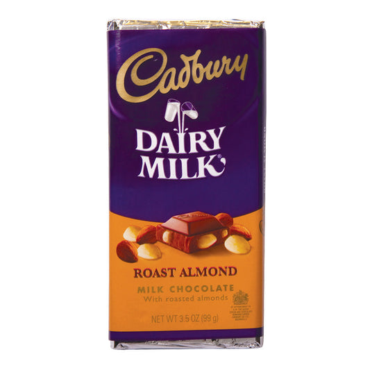 Cadbury Roast Almond Milk Chocolate 3.5 Oz Bar Candy & Chocolate Pasteur Pharmacy