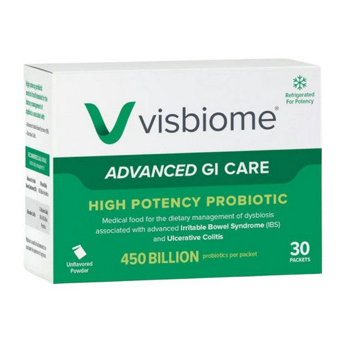 Visbiome High Potency Probiotic Packets, 30 Count (CFU Live Bacteria) Vitamins & Supplements Pasteur Pharmacy