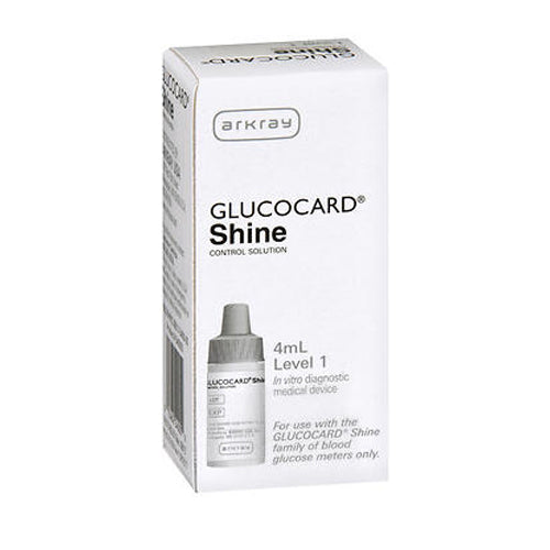 Glucocard Shine Control Solution - 1 Bottle Blood Glucose Control Solution Pasteur Pharmacy