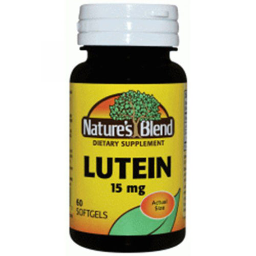 Nature's Blend Lutein, 15 Mg, 60 Softgels Vitamins & Supplements Pasteur Pharmacy