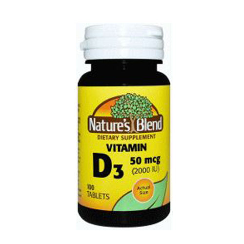 Nature's Blend Vitamin D3 100 Softgels Vitamins & Supplements Pasteur Pharmacy