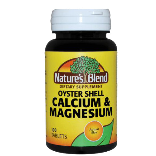 Nature's Blend® Oyster Shell Calcium & Magnesium – Tablets Vitamins & Supplements Pasteur Pharmacy