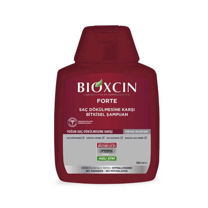 Champú Bioxcin Forte - Combate la caída del cabello | 300 ml