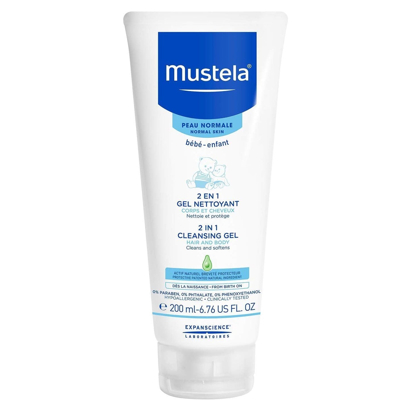 Mustela 2-in-1 Cleansing Gel 6.76 Oz Cleansing Gel Pasteur Pharmacy