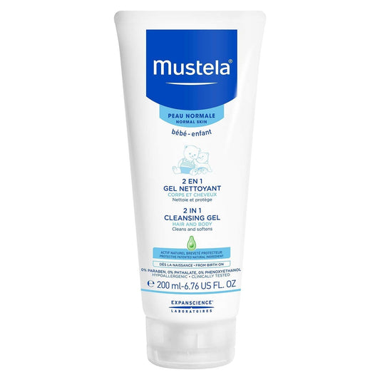 Mustela 2-in-1 Cleansing Gel 6.76 Oz Cleansing Gel Pasteur Pharmacy