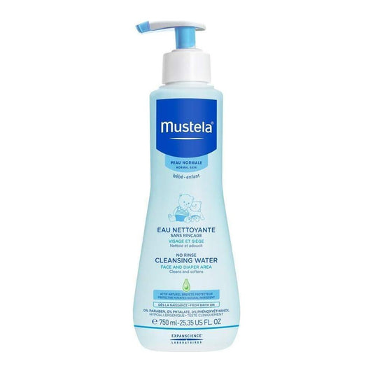 Mustela No Rinse Cleansing Baby Micellar Water 25.35 fl oz Baby Micellar Water Pasteur Pharmacy