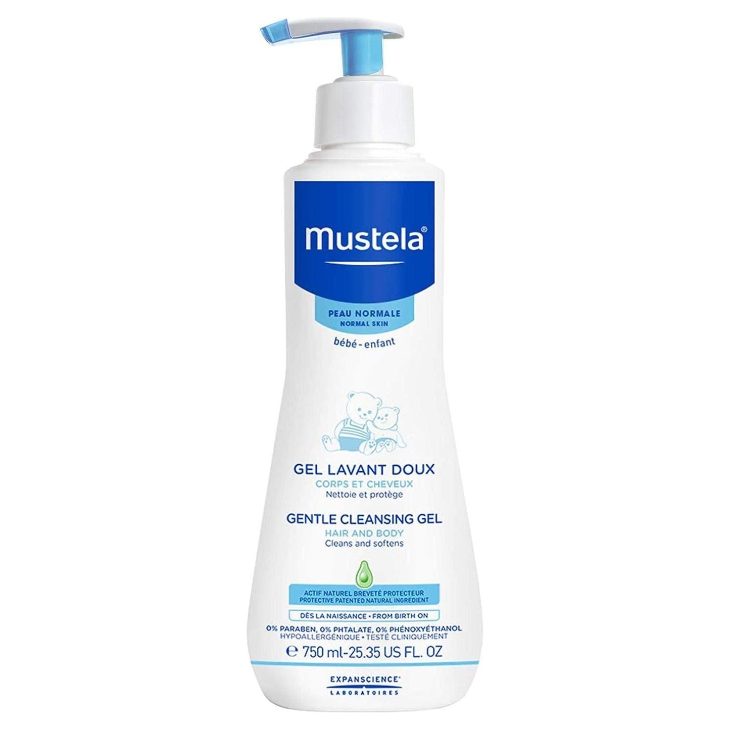 Mustela Gentle Cleansing Gel Hair And Body 25.35 Fl Oz Body and Hair Cleansing Gel Pasteur Pharmacy
