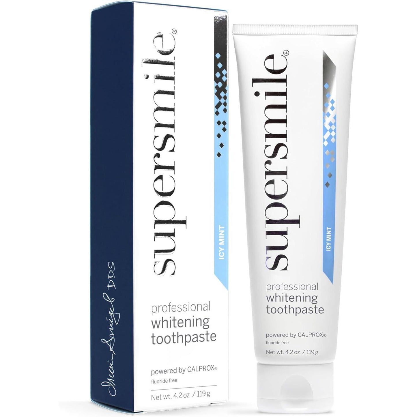 Supersmile ICY Mint Fluoride-Free 4.2 Oz Toothpaste Pasteur Pharmacy