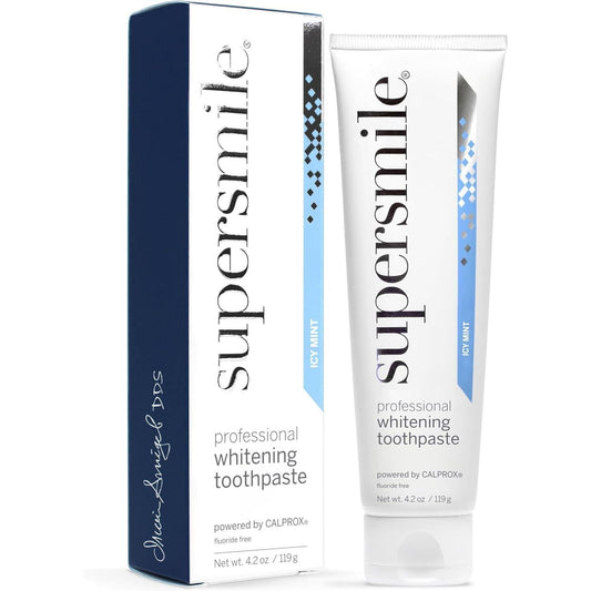 Supersmile ICY Mint Fluoride-Free 4.2 Oz Toothpaste Pasteur Pharmacy