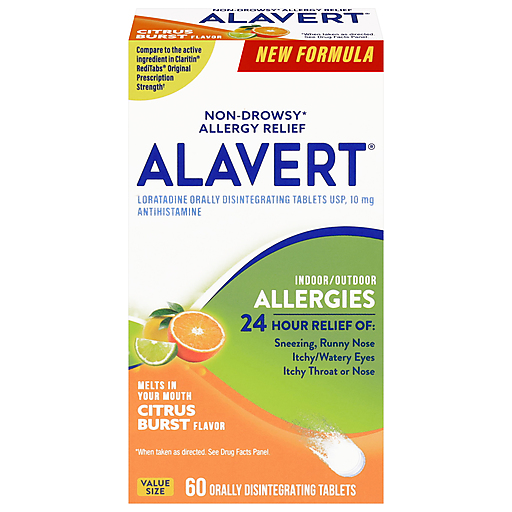 Alavert® Allergy Relief – Citrus Burst Flavor (Value Size, 10 mg) Medicine & Drugs Pasteur Pharmacy