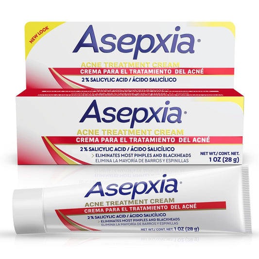 Asepxia® Acne Spot Treatment Cream – 10% Benzoyl Peroxide (Pimples & Blackheads) Flood & Spot Lights Pasteur Pharmacy