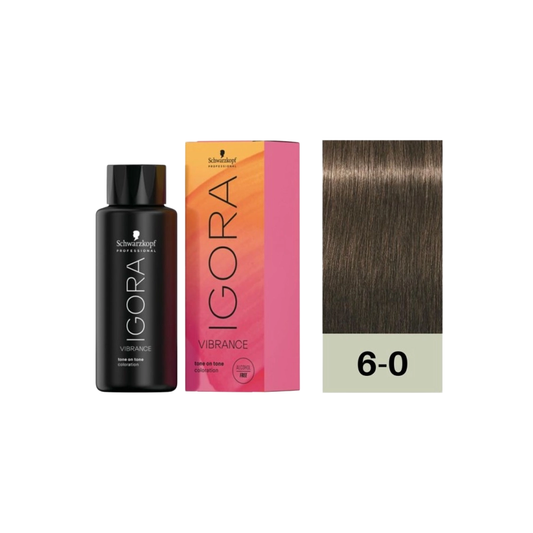 Schwarzkopf IGORA VIBRANCE 6-0 Dark Blonde Natural 2.02oz Hair Color Pasteur Pharmacy