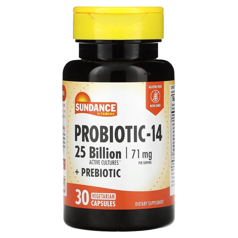 Sundance Vitamins Probiotic-14 Vegetarian, 30 Caps Vitamins & Supplements Pasteur Pharmacy