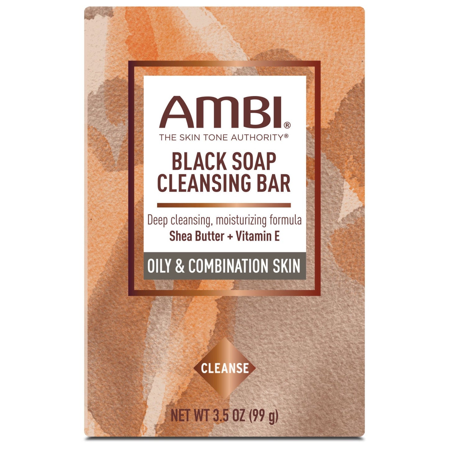 Ambi Black Soap Br 3.5 Oz W/Shb Bar Soap Pasteur Pharmacy