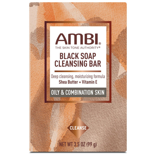 Ambi Black Soap Br 3.5 Oz W/Shb Bar Soap Pasteur Pharmacy