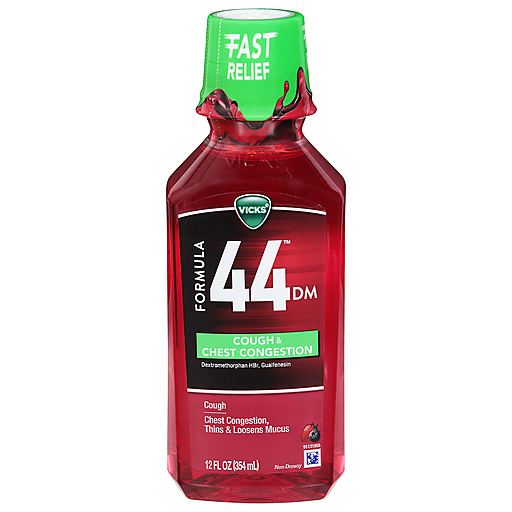 Vicks® Formula 44™ Cough & Chest Congestion – Non-Drowsy Berry Flavor Health Care Pasteur Pharmacy