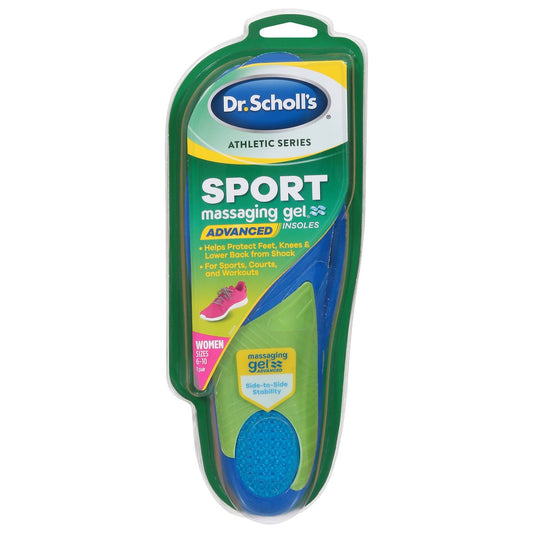 Dr. Scholl's Women's Active All Purpose Sport & Fitness Insoles Shoe Size 6- 10 1Ea Foot Care Pasteur Pharmacy