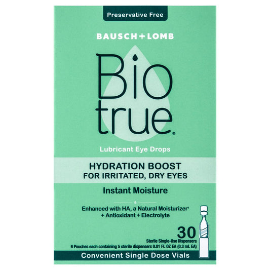 Biotrue® Hydration Boost Eye Drops – For Dry, Irritated Eyes Eye Drops & Lubricants Pasteur Pharmacy