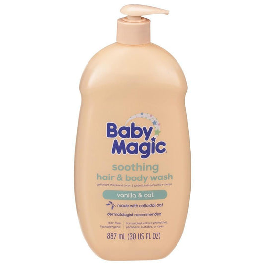 Baby Magic Soothing Vanilla & Oat Hair & Body Wash 30 Fl Oz Body Wash Pasteur Pharmacy Default Title