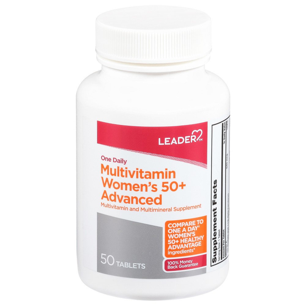 The Leader Multivitamin, Advanced, Men's 50+, Tablets Vitamins & Supplements Pasteur Pharmacy