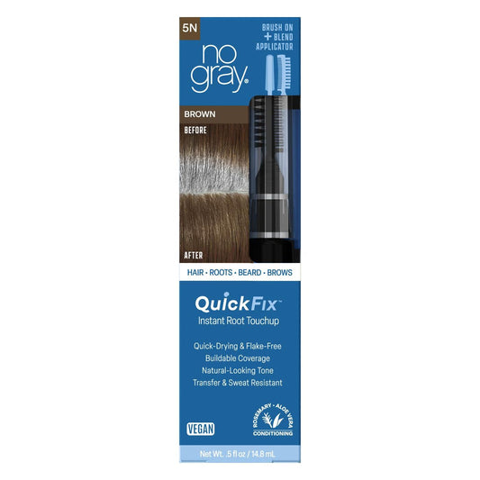 No Gray Quick Fix Brush On Instant Root Touchup - Brown Hair Color Pasteur Pharmacy