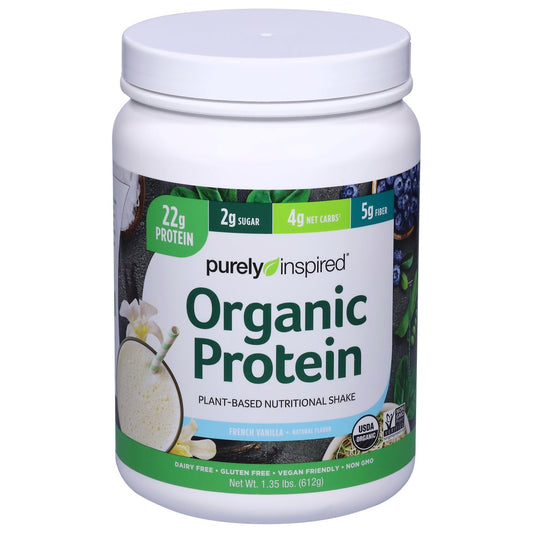 Purely Inspired Organic Protein Plant Based French Vanilla Nutritional Shakes 1.35 Lb Fitness & Nutrition Pasteur Pharmacy