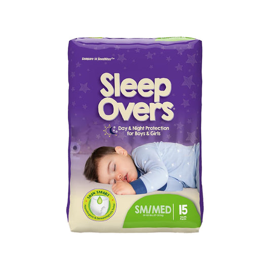 Cuties Sleep Overs Unisex Absorbent Underwear Small / Medium 15Ct Diapers Pasteur Pharmacy