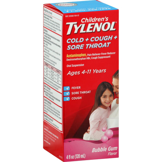 Tylenol Chd Cld/Cghst Ss 120Ml Bgm Health & Beauty Pasteur Pharmacy