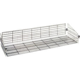 Quantum Storage Systems Chrome Wire Shelf Basket 60″”W X 18″”D Storage & Organization Pasteur Pharmacy