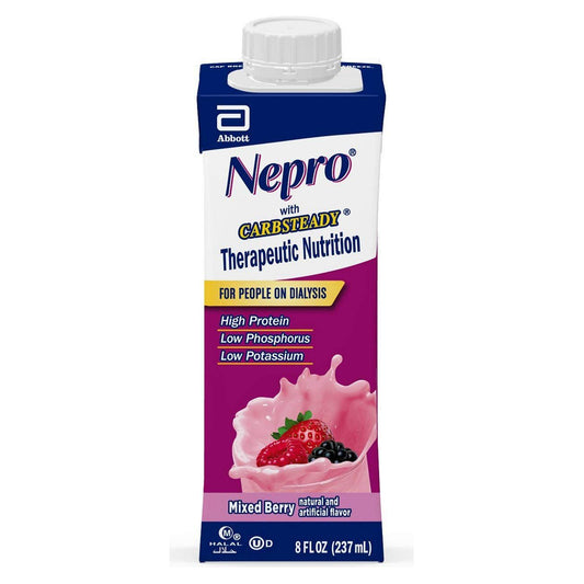 Nepro® HP Nutritional Shake – Mixed Berry Flavor – 8 oz Fitness & Nutrition Pasteur Pharmacy