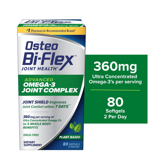 Osteo Bi-Flex Advanced Omega-3 Joint Complex, With Algae Oil, Joint Support Supplement Vitamins & Supplements Pasteur Pharmacy