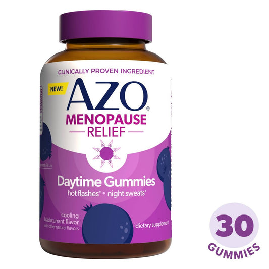 AZO® Menopause Relief Daytime – Vegan Gummies (30 ct) Vitamins & Supplements Pasteur Pharmacy