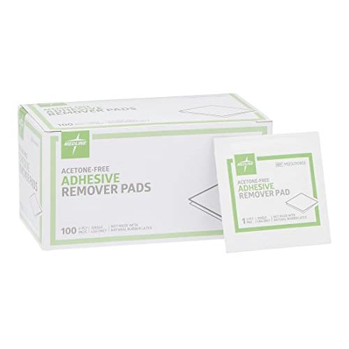 Medline Adhesive Remover Pads, Acetone-Free, 2-Ply, Box Of 100 Futon Pads Pasteur Pharmacy