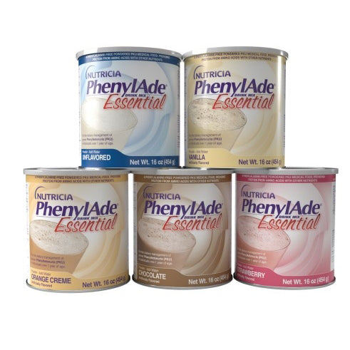 PhenylAde Essential Drink Mix, Chocolate, 16 Oz - Case Of 6 Powdered Beverage Mixes Pasteur Pharmacy