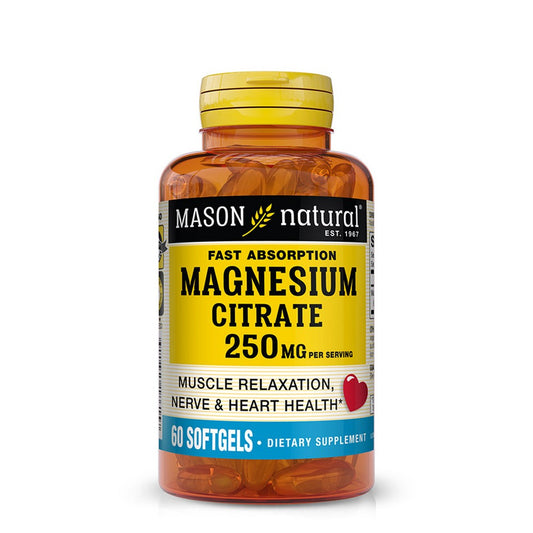 Mason Natural Naturals Magnesium Citrate 250mg Multivitamin Softgels - 100ct Vitamins & Supplements Pasteur Pharmacy