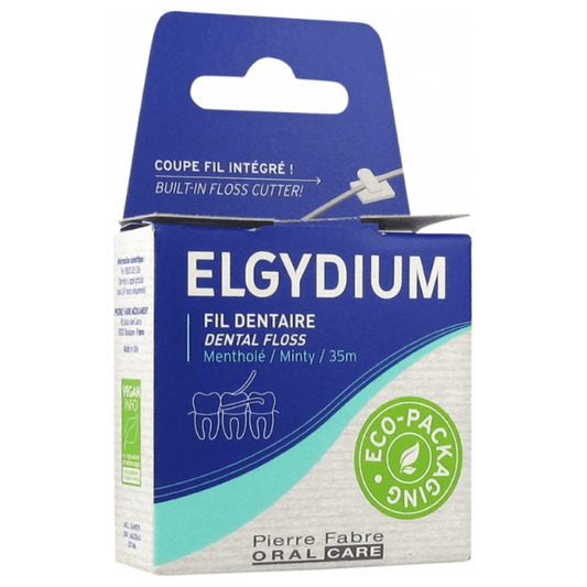 Elgydium menthol waxed dental floss 35 m Dental Floss Pasteur Pharmacy