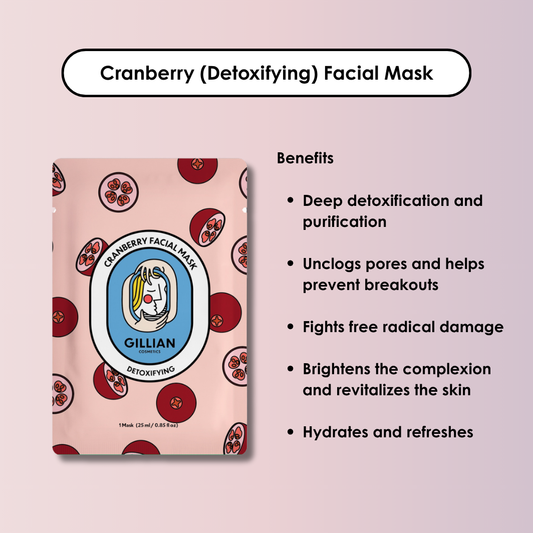 Cranberry (Detoxifying) Sheet Mask