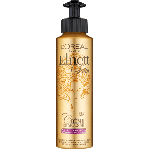 L'Oreal Elnett Satin Strong Hold Curl Creme Mousse 200Ml Curl Creme Mousse Pasteur Pharmacy