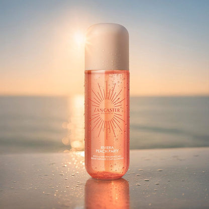Bruma corporal y capilar Lancaster Riviera Peach Party 236 ml